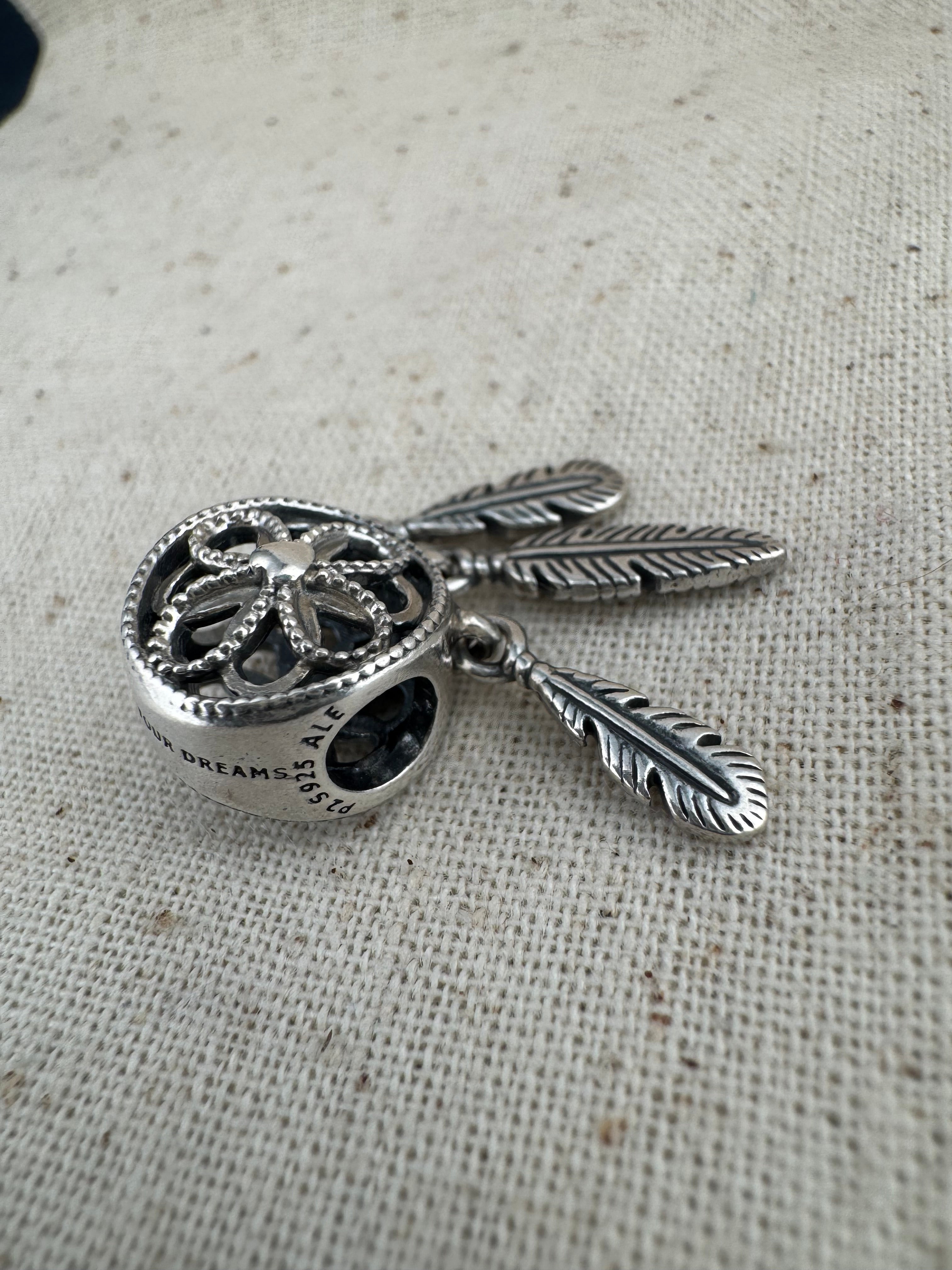 Pandora 925 ALE Silver Dreamcatcher Charm