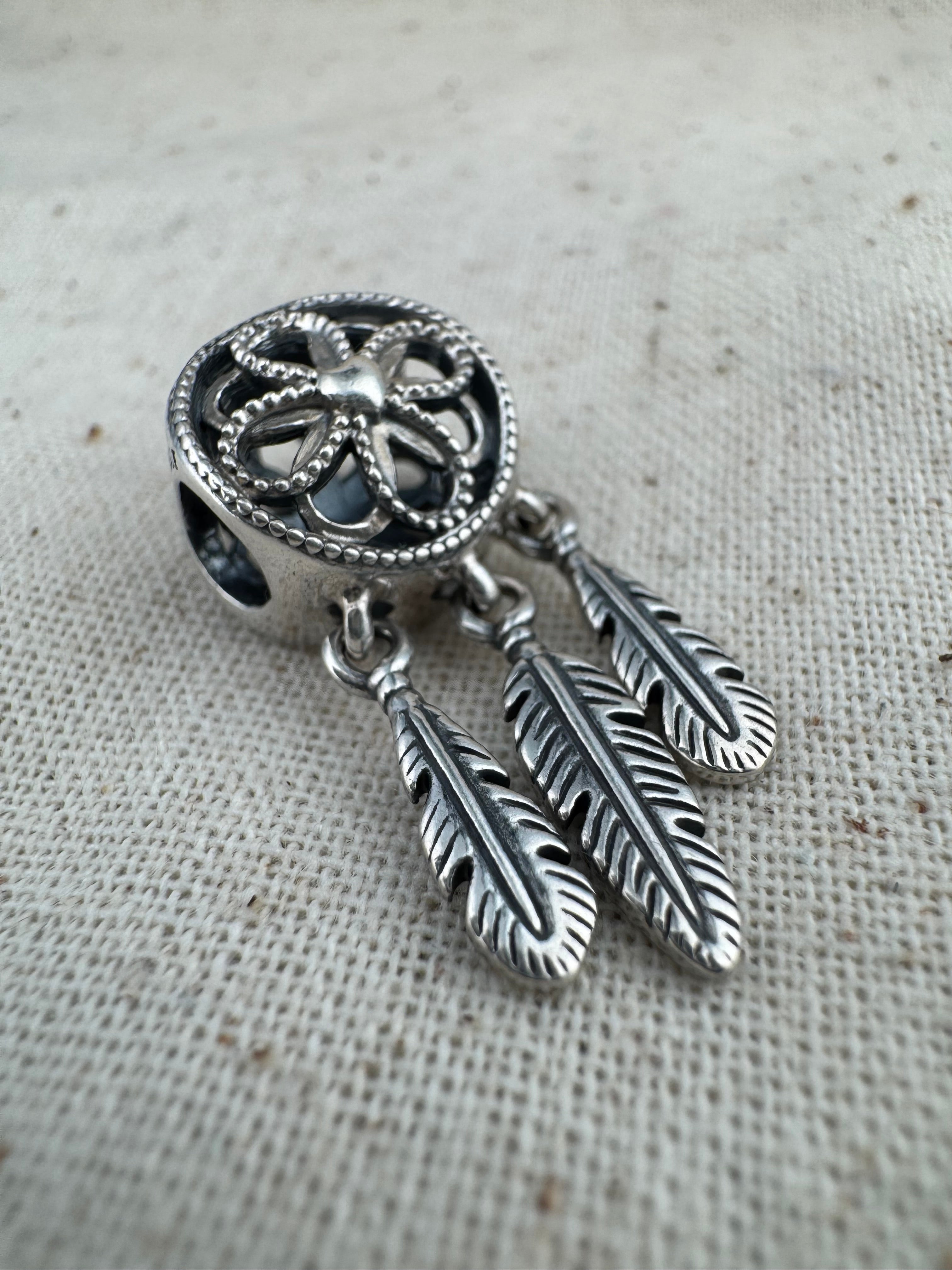 Pandora 925 ALE Silver Dreamcatcher Charm